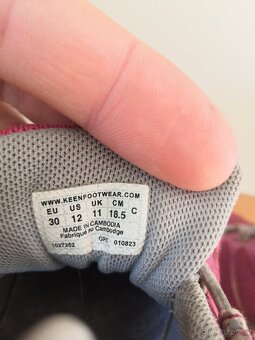 Dětské boty Keen Hikeport a Chandler, vel. 30 EU - 7