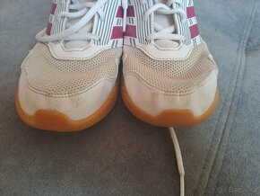 Dívčí bílorůžové halové tenisky - halovky zn. Adidas vel. 38 - 7