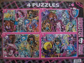 Puzzle pro holčičky Disney, Monster High.... - 7