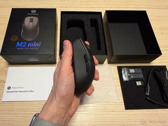 Keychron M2 Mini Wireless Mouse (PixArt 3950, až 8K 30.000) - 7