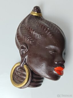 Dekorace Art-deco hlava - 7