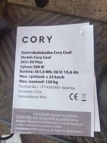 Elektrokoloběžka Cory Cool X9 Plus - 7