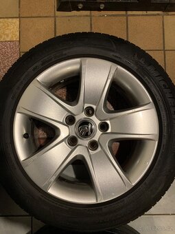 Alu kola Škoda R16 5X112 LETNÍ PNEU 205/55 R16 MICHELIN - 7