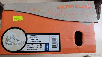Pánské kožené trekové boty Merrell goretex vel. 43 - 7