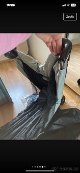 Postýlka cestovní Koot s přídavným patrem 2v1 Iron Green + m - 7