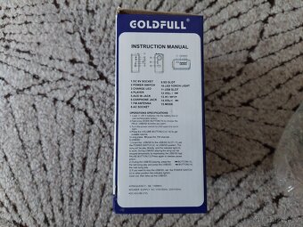 Multimediální rádio Goldfull GF-6118T FM Radio, USB/SD MP3 - 7