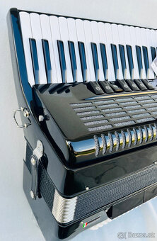 Nový akordeón Beltunica Vivaldi- DE LUXE 96 basový- krásny z - 7