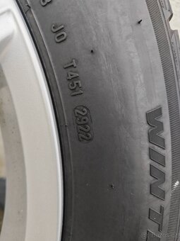 Alu VW Passat B8 5/112 r17 + 215/55 r17 zimní - 7