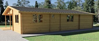 Prodej stavebnice dreveneho domu bez montaze - 7