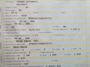 VW Golf 2; 1,6 TD,slušný, původní lak, šíbr; potřebuje péči - 7