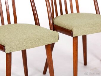 A. Šuman, přečalouněné jídelní židle TON 4 kusy. - 7