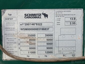 Schmitz CARGOBULL SCB S3T,  LOW DECK, 33 PALET, TŘÍSTRANNÁ S - 7