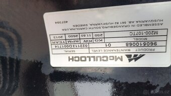 zahradní sekací traktůrek. Mcculloch m200-107tc - 7
