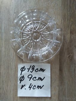 Sklo/ pohár, mistička, svícny / vše za 60,- - 7