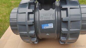 PVC Kulový ventil DN80 D90 - 3 - 7
