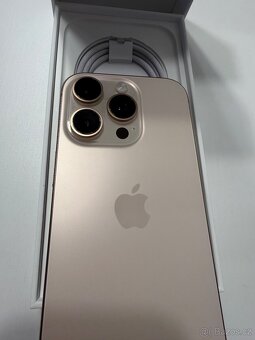 Prodám iPhone 16 Pro-Desert Titanium TOP STAV - 7