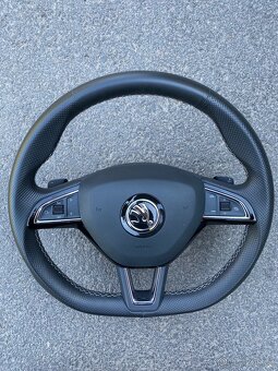 Zkosený vyhřívaný mutifunkční volant Škoda Superb, atd... - 7