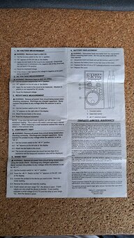 Kapesní sbírkový multimetr Triplett 2030-A - 7