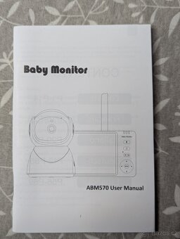 Baby monitor 720p ABM570 - Rozbalené nové. - 7