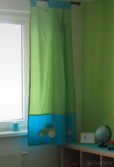 Set 2x závěsy, 2x polštářky a kapsář za postel - 7