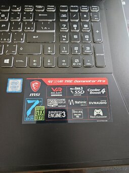 MSI GT72VR 7RE-447CZ Dominator Pro - REZERVACE - 7