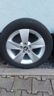 Alu kola originál Škoda Fabia III, Rapid 5x100 R15 - 7