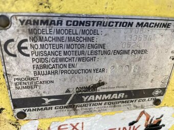Minirýpadlo Yanmar SV08 - 7