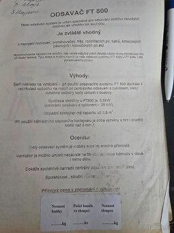 Prodám Odsávací systém do větší truhlářské dílny - 7