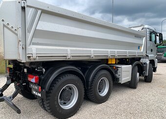 MAN TGS 41.470 8x4 - třístranný sklápěč + závěs pro přívěs - 7
