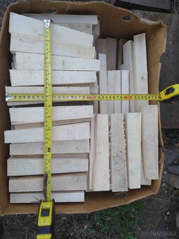 Lipové hranolky na figurky, různé rozměry na přání - 7