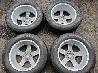 Prodám sadu ALU kol Rial 235/60R17 zimní - 7