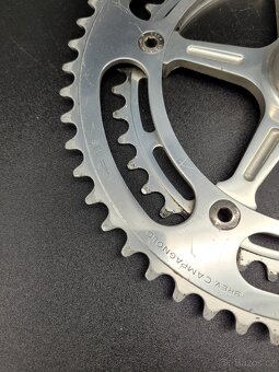 Kliky Campagnolo Super Record No Fluted, 1987, délka 172.5mm - 7