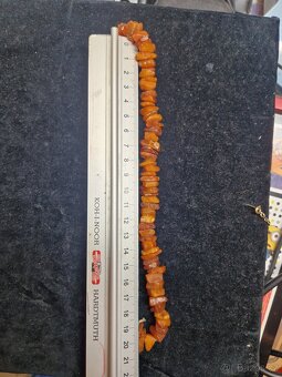 jantarové korále, délka: cca 44cm, váha: 30,00g - 7