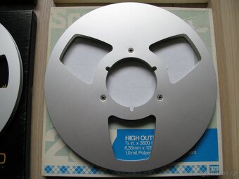 Magnetofonové alu cívky Ampex a Scotch 26,5 cm - 7