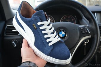 Tenisky pánské kožené 40(26-26,5cm.) - 7