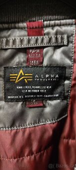 Bunda Alpha Industries MA-1 VF NASA battlewash washed stone - 7