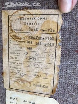 Retro konferencni stolek DREVOTEX OPMP - 7