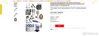 Kadeřnický kufr - učňovský set - 7