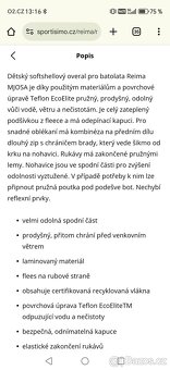 softshellový overal Reima Mjosa velikost 74 - 7