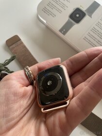Apple Watch series 4 40 mm rose gold + Milansky tah reminek - 7
