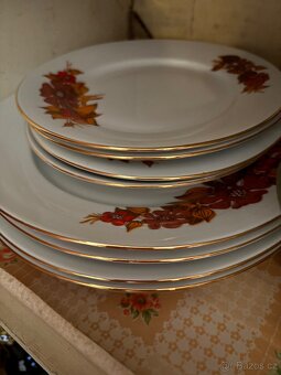 Retro staré sklo, porcelán, lampy… - 7