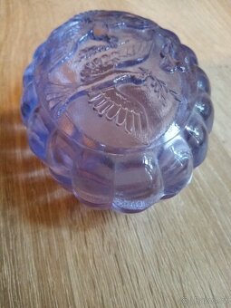 Retro skleněná dóza - 7