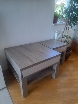 Konferenční stůl plus menší stolek - cena je za oba kusy - 7