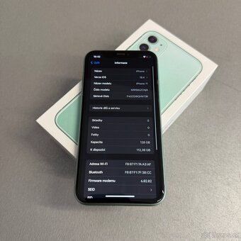 iPhone 11 128GB zelený, bez škrábance, 100% baterie - 7