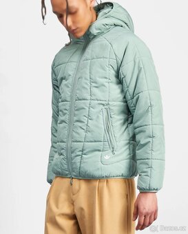 Adidas Puffer Hooded Jacket Unisex Bunda Mint S - 7