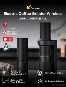 Nový Elektrický kávomlýnek Cocinaré ESSENCE Lite - 7