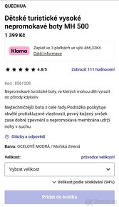 Dětské turistické boty, vel.38 - 7
