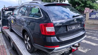 Vůz na náhradní díly Škoda Octavia 3 Scout kombi 2015 CUNA Q - 7