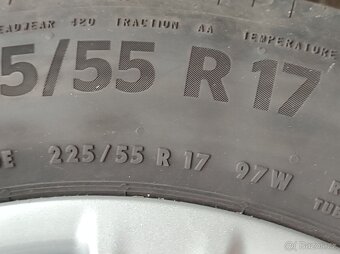 Zánovní letní ALU komplet BMW 17" 5x120 ET34 pneu 225/55/17 - 7