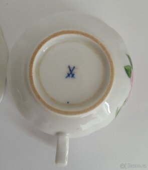Starožitné porcelánové šapo Míšeň - Meissen - 7